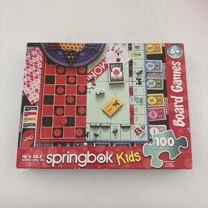Springbok Board Games Jigsaw Puzzle Complete 100 Pieces 6+